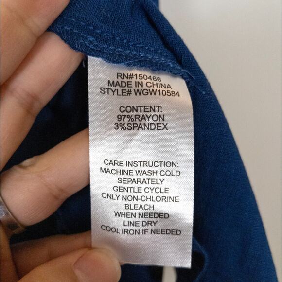 MARKET & SPRUCE Stitch Fix Navy Blue Elsa Button Front Cami Women's XL - Picture 4 of 4